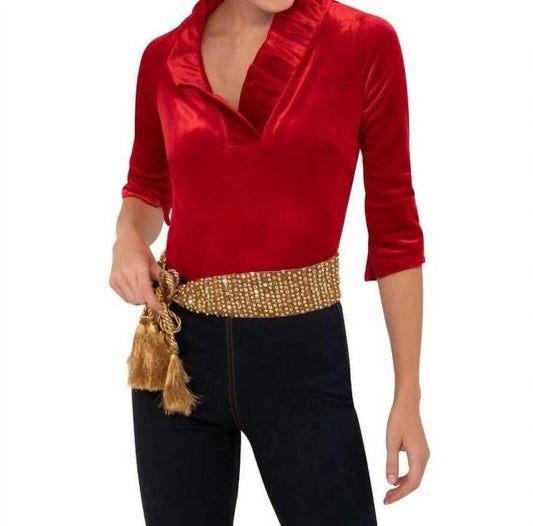 Gretchen Scott - Ruffneck Top