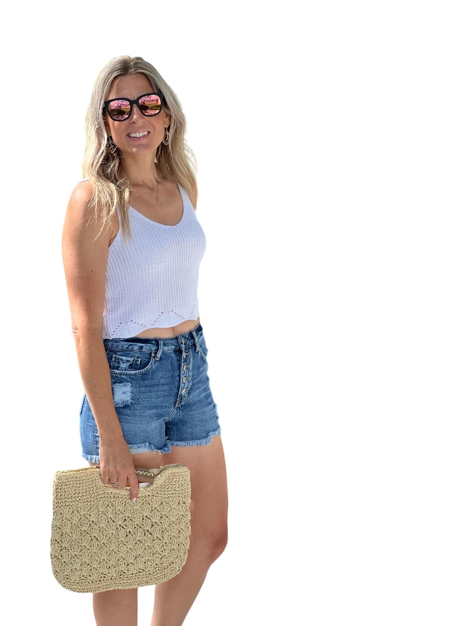 Glam - Cutesie Hemmed Tank