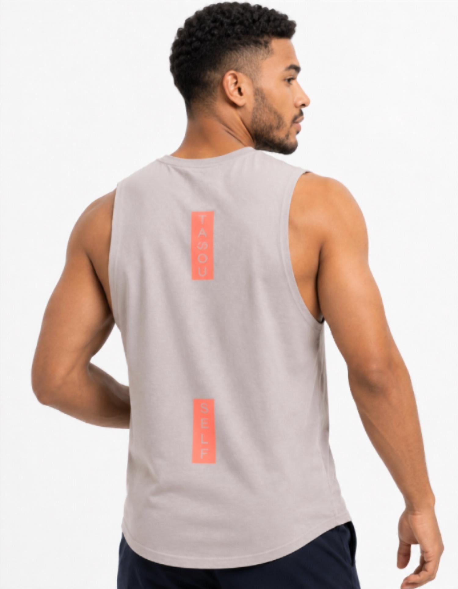 The Athletic Side Of Us - Logo Printed Tank Top