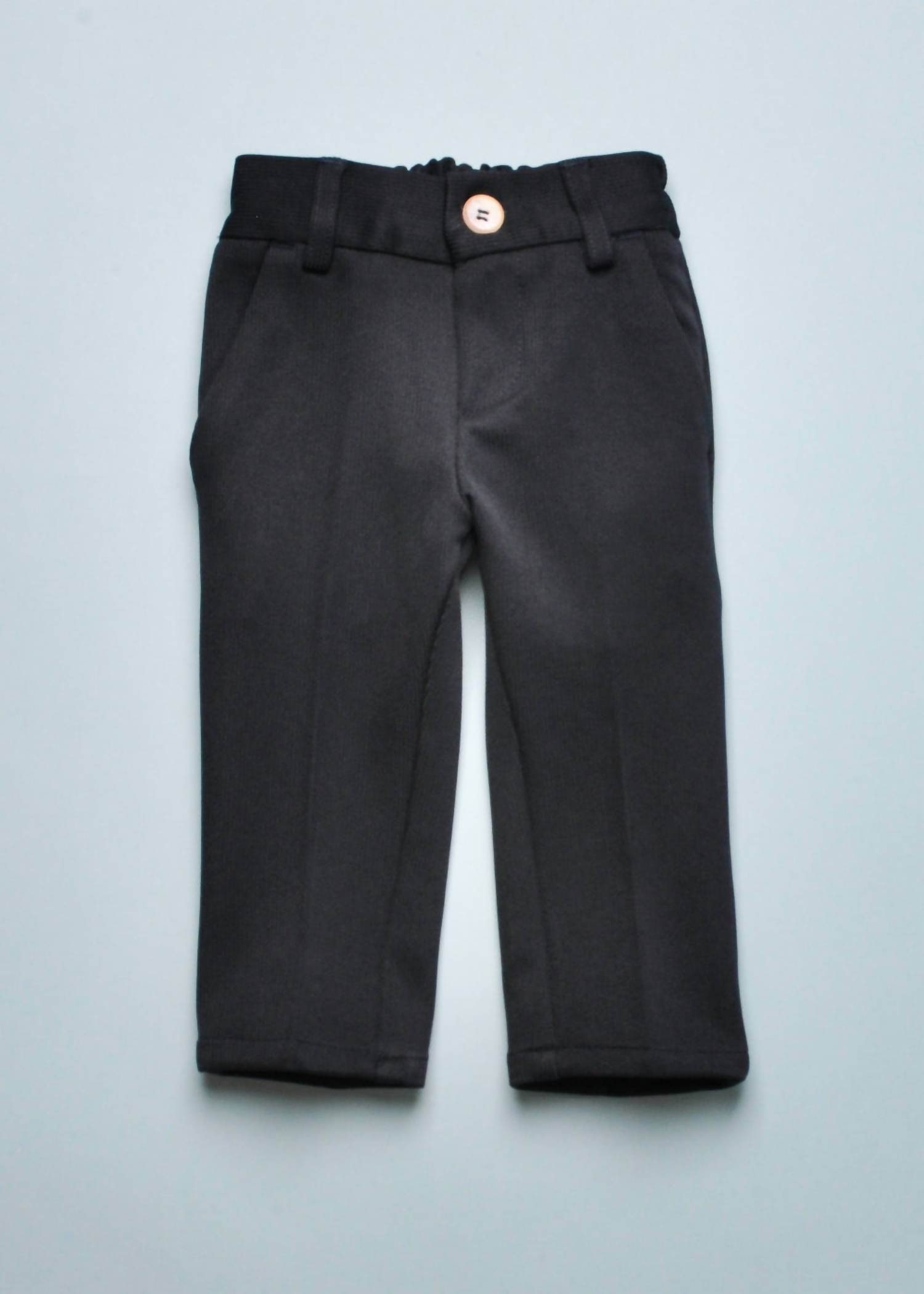 Emanuel Pris Boys Pantalone Slacks in navy - kids' item