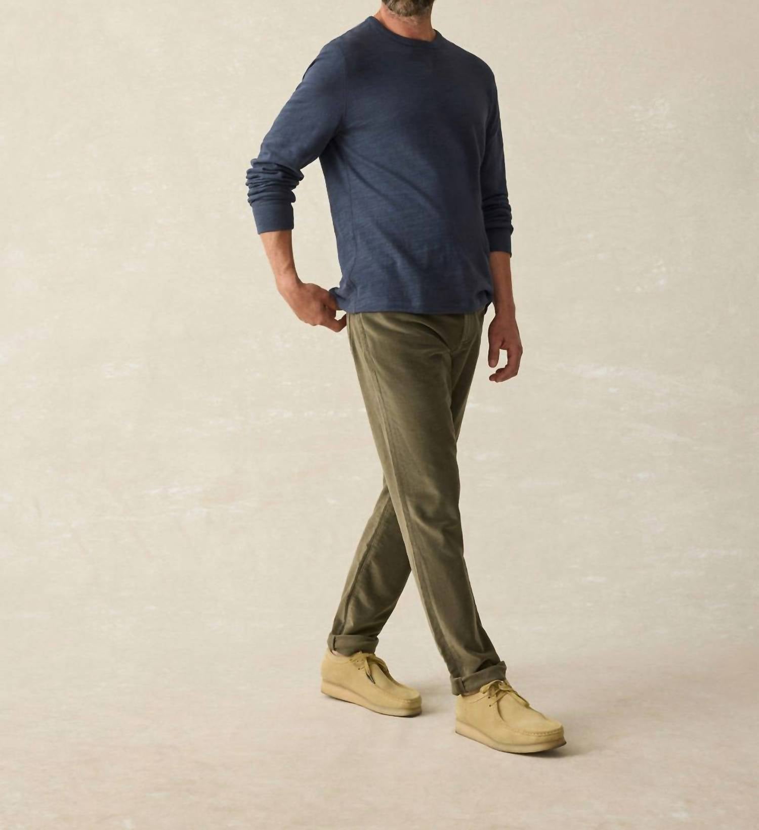 Faherty - Stretch Terry Corduroy 5 Pocket Pant