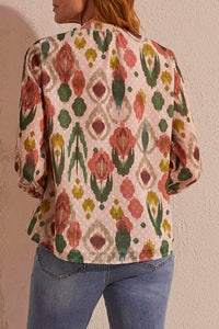 Tribal - Flowy Swiss Dot Chiffon Blouse