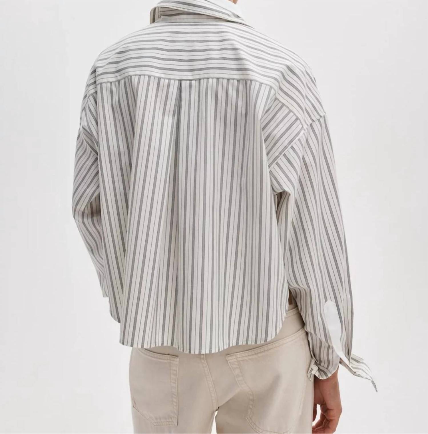 Rag & Bone - Marin Striped Combo Shirt