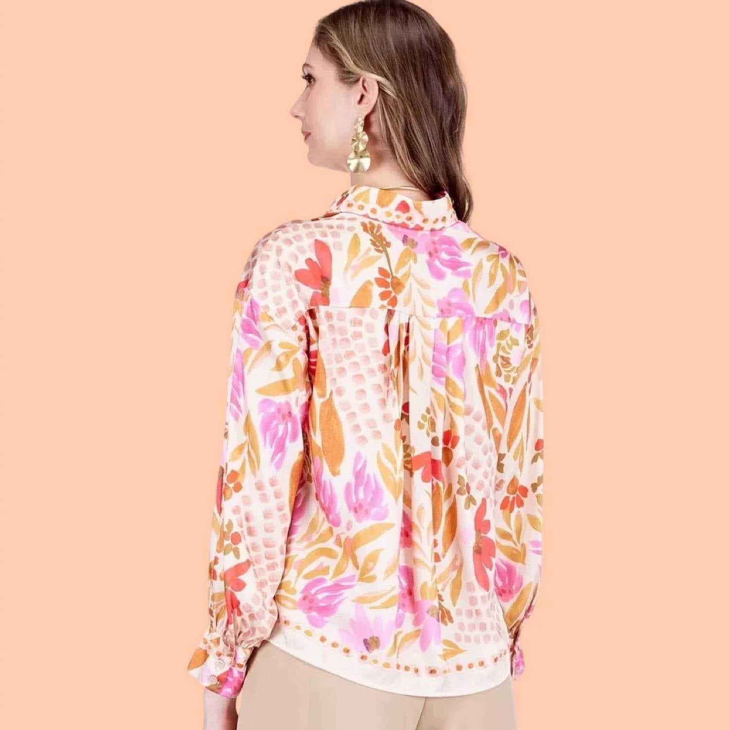 Jade - The Floral Mirage Blouse