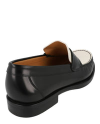 Salvatore Ferragamo Men's Fillmore Embossed Moccasin Loafers in black - women's flats - alternate view