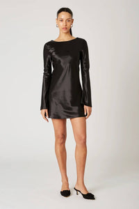 Nia - Kim Satin Mini Dress