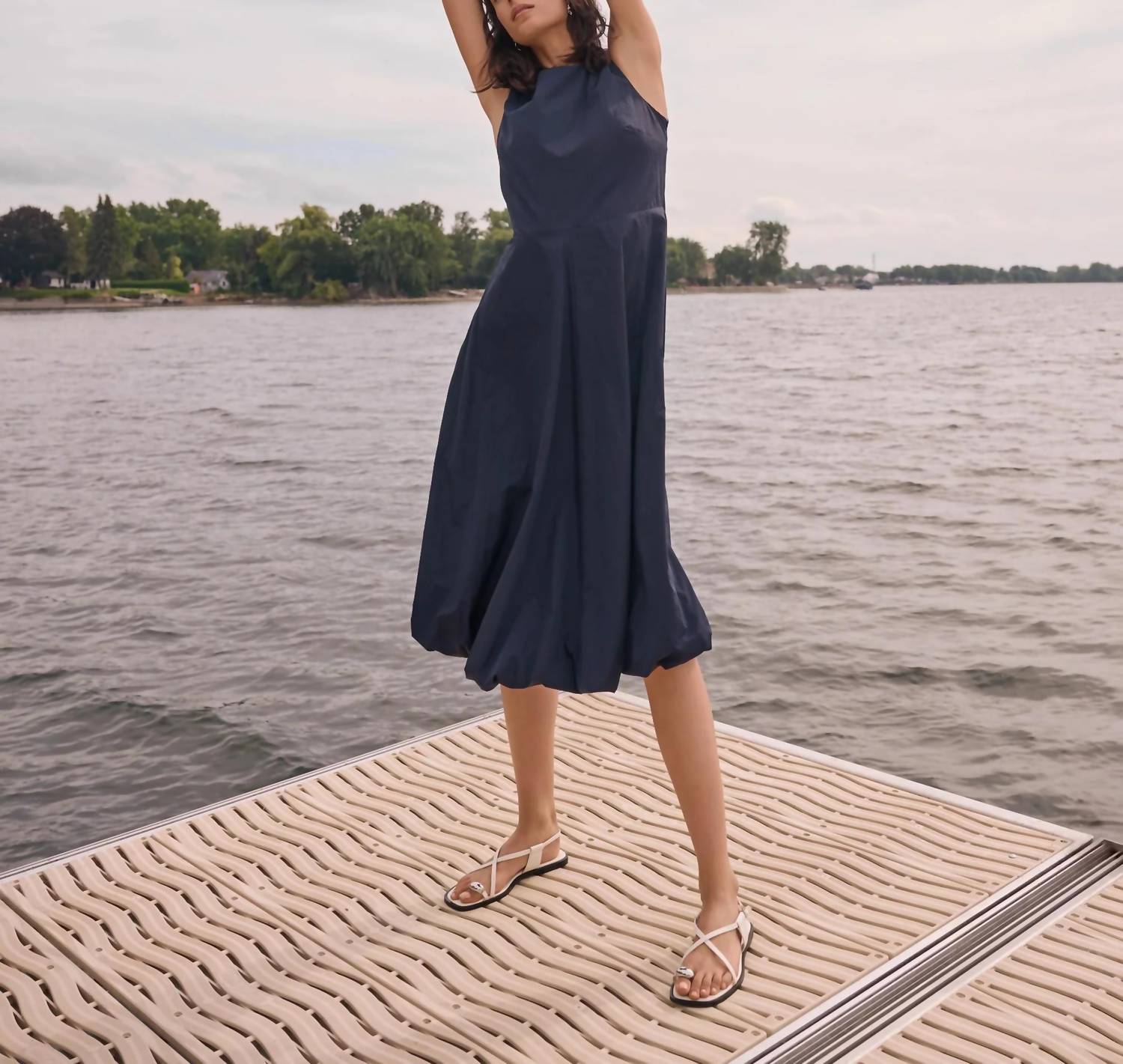Joseph Ribkoff - Bubble Skirt A-line Midi Dress