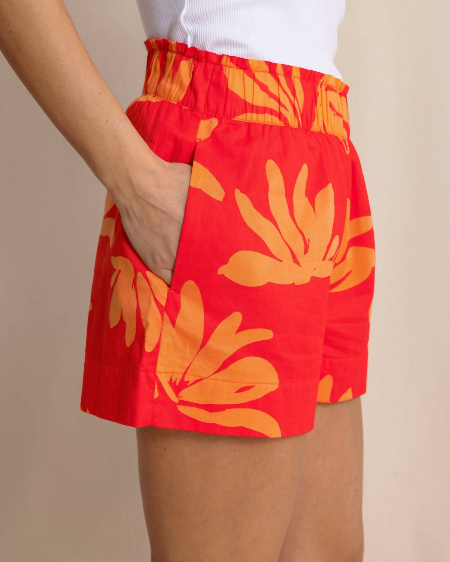 Southern Tide - Elyse Leafy Luxe Pull-on Shorts