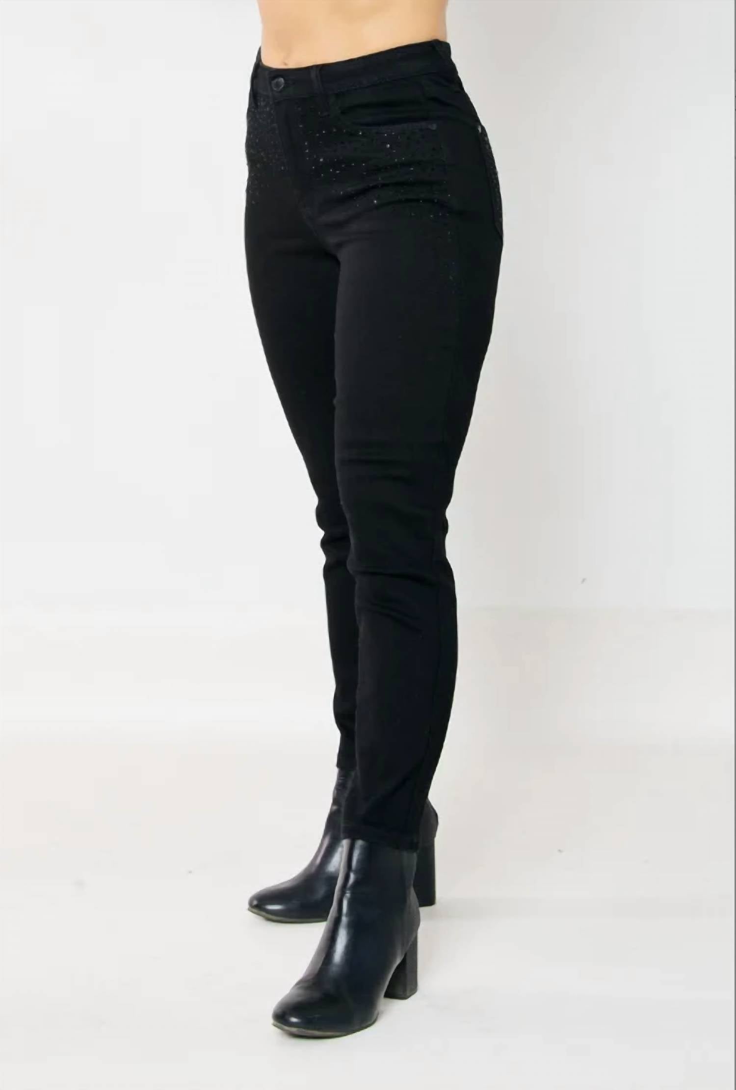 Judy Blue - Marie Embellishment Slim Jeans