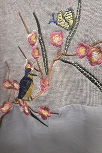 Indigo Rose - Women's Embroidered Sweater