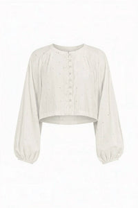 Coniglio - Embellished Royal Blouse