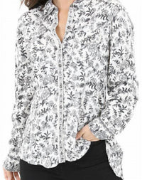 Nostalgia - Button Front Printed Shirt