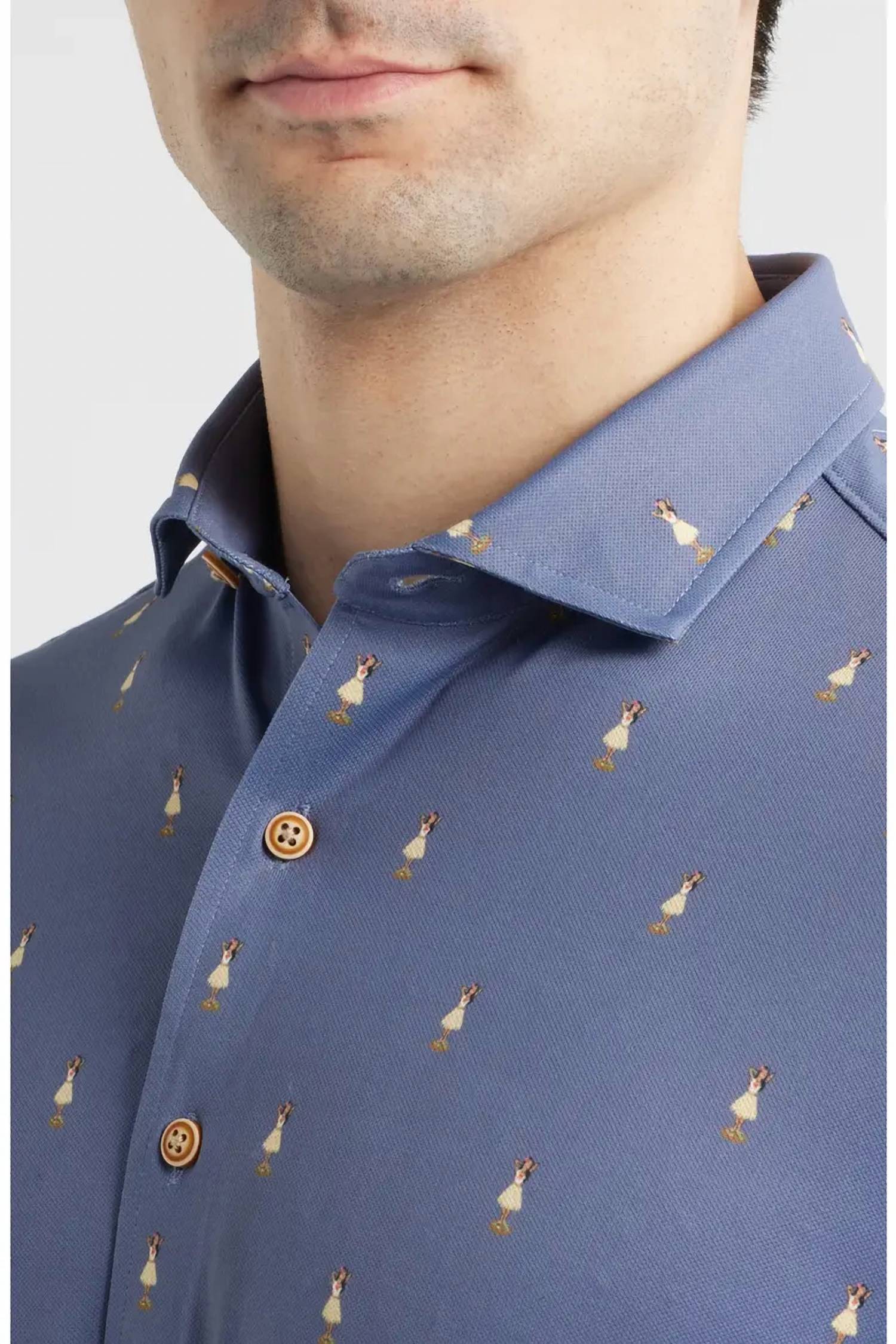 Johnnie-O - Hula Dance Short Sleeve Button Up Shirt