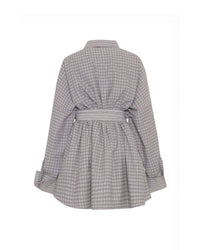 Theo The Label - Women's Echo Plaid Fit-and-flare Mini Dress