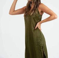 Lucca - Sierra Satin Back Tie Dress