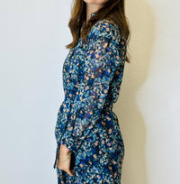 Meet Me In Santorini - Button Closure Shirt Midi Dress