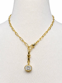 No Whining Designing - Women's Waterproof Paperclip Link Chain Necklace