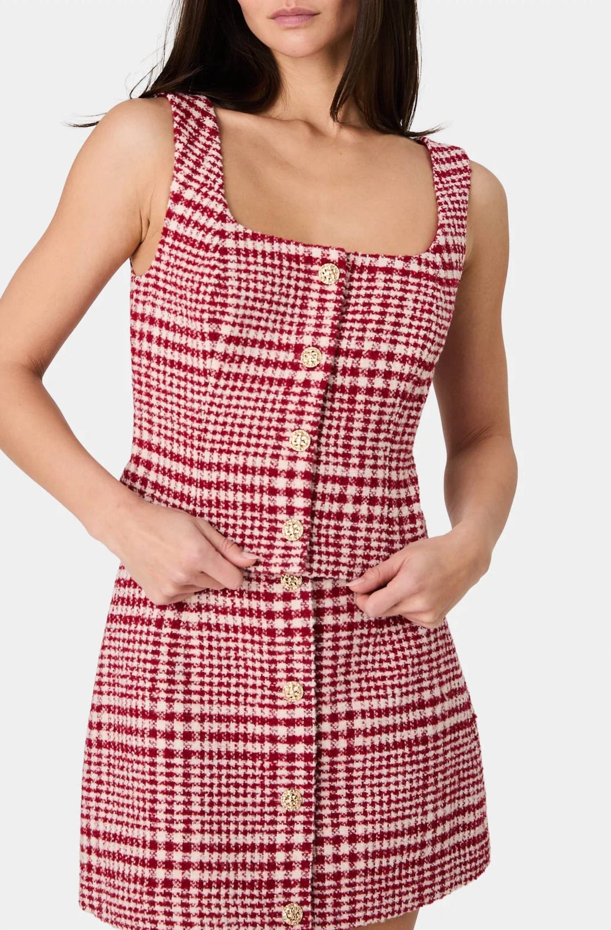 French Connection - Houndstooth Top