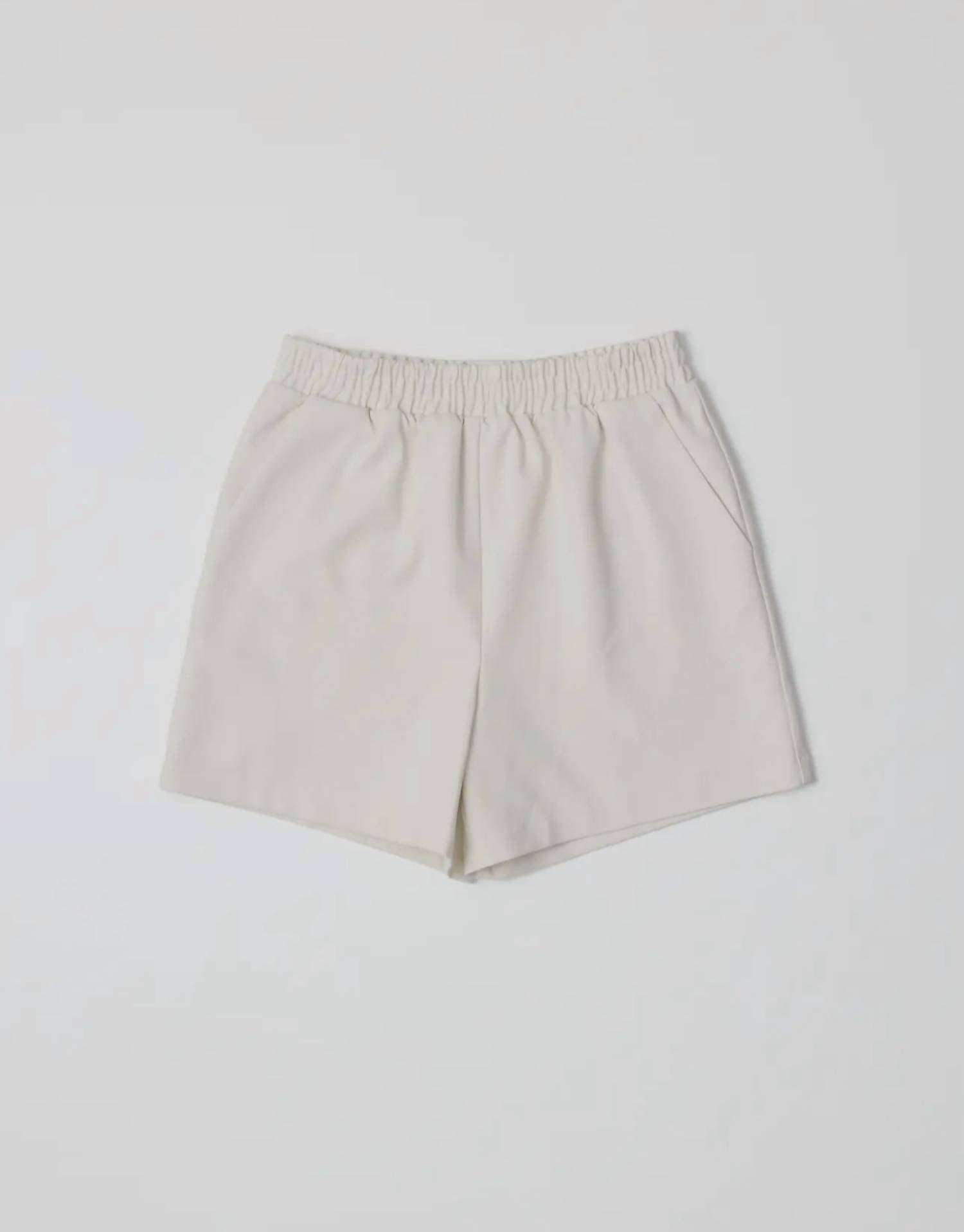 By Together Women's Refined Shorts in milk - women's shorts