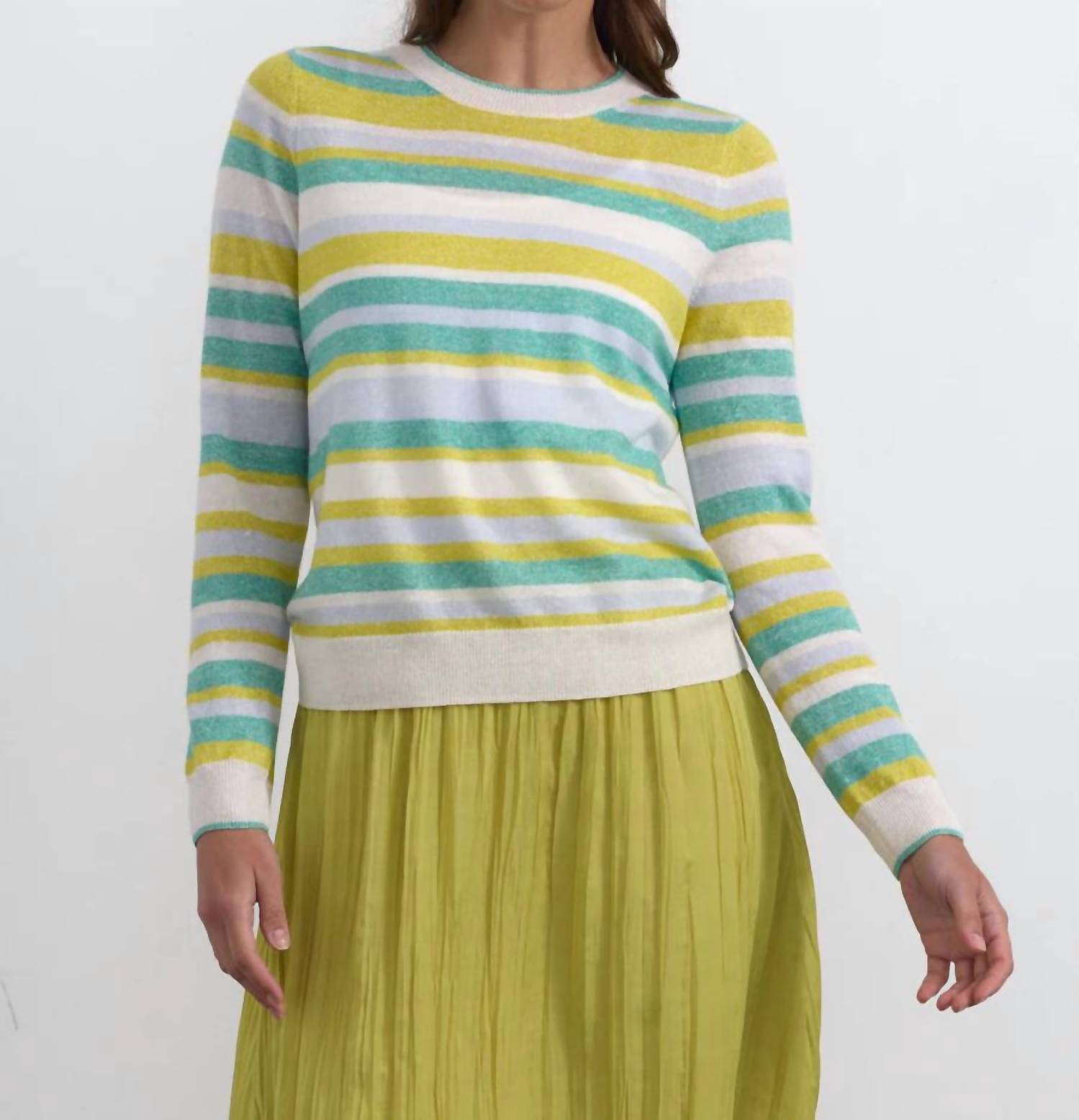 Margaret O'Leary - Stripe Crewneck Sweater
