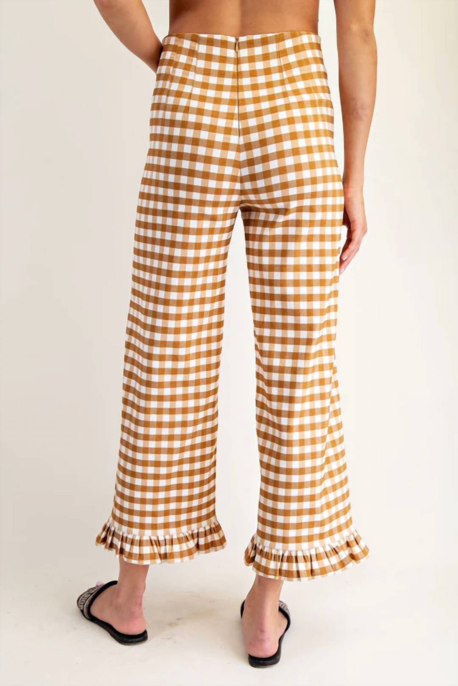 Ee:Some - Plaid It Up Pants