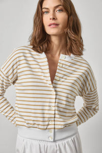 Lilla P - Rib Trim Cardigan