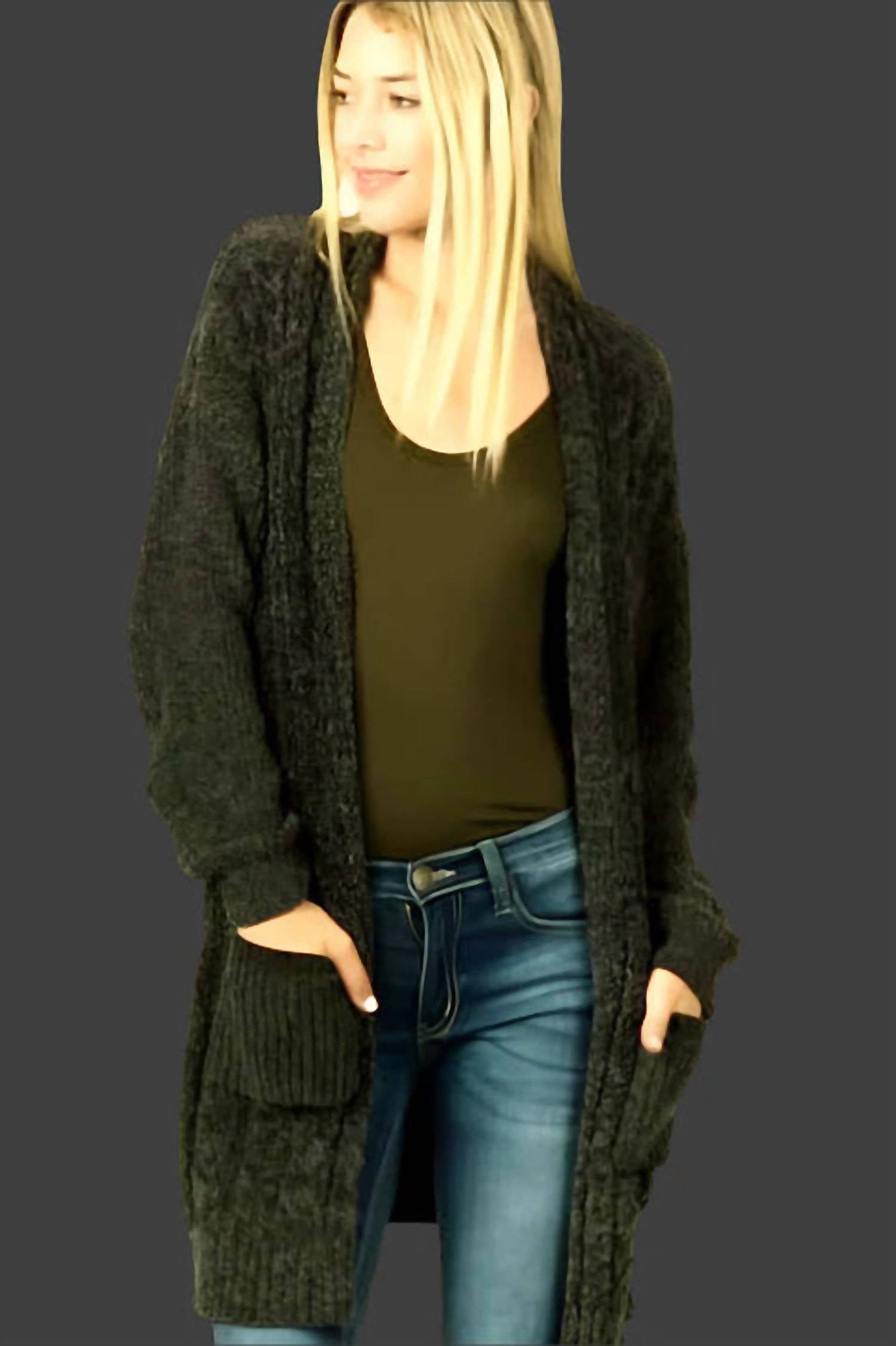Active Basic - Iris Chenille Cardigan