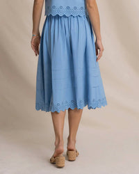Southern Tide - Gigi Eyelet Midi Skirt