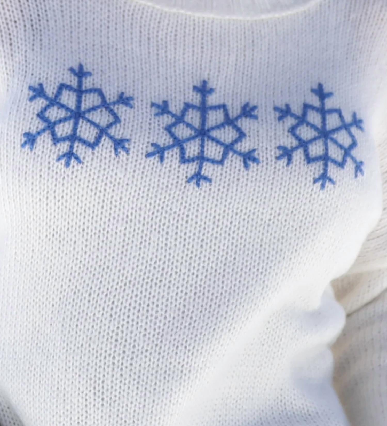 Wooden Ships - Snowflake Trio Sweater
