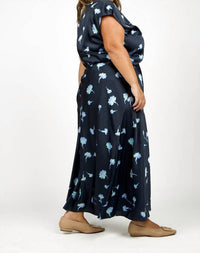 Vince - Sea Carnation Cap Sleeve Dress