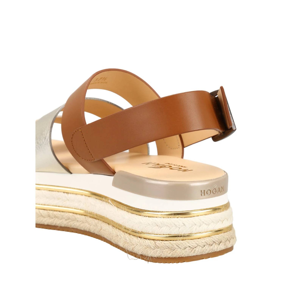 Hogan - Women's Leather Wedge Sandals