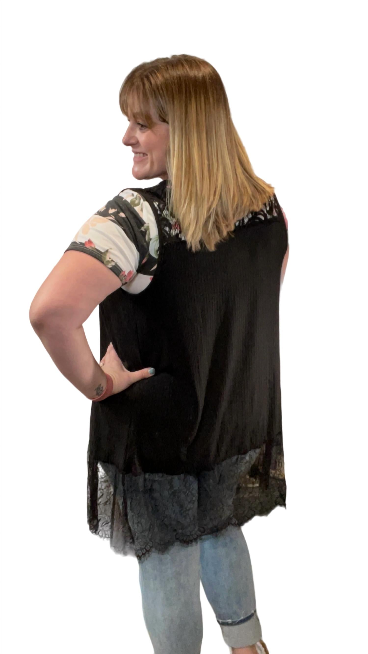 Blumin - Lace Detail Cardigan