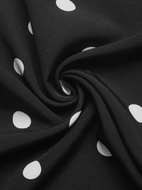 Suhkasana - Polka Dot Strapless Wide Leg Jumpsuit