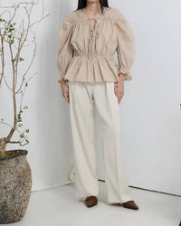Mod Ref - Feminine Cotton Blouse