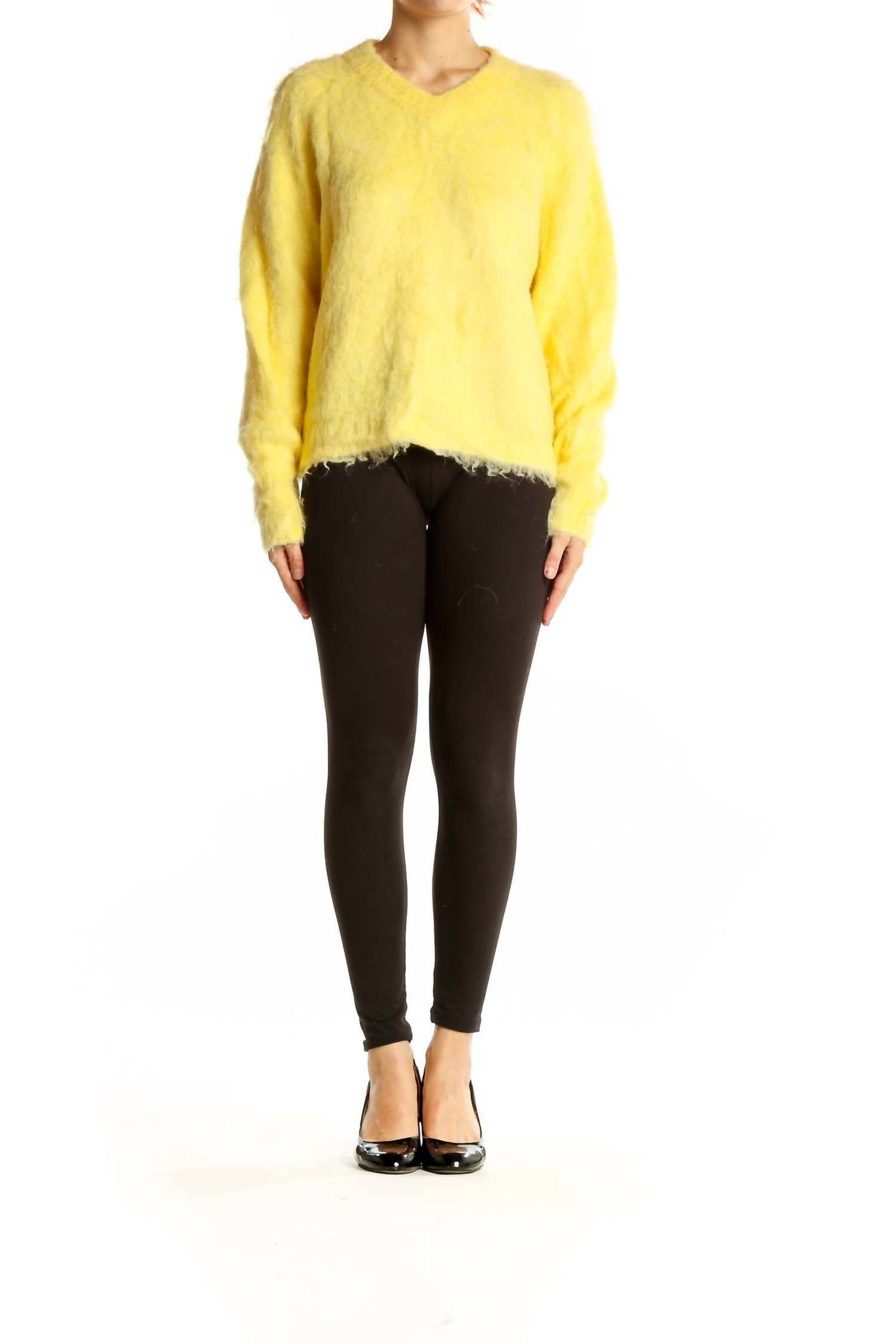 Madewell - Brushed V Neck Alpaca Sweater