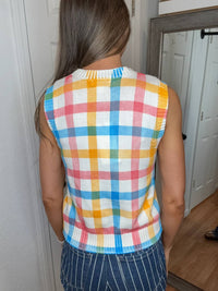 Anniewear - Judith Plaid Sleeveless Top