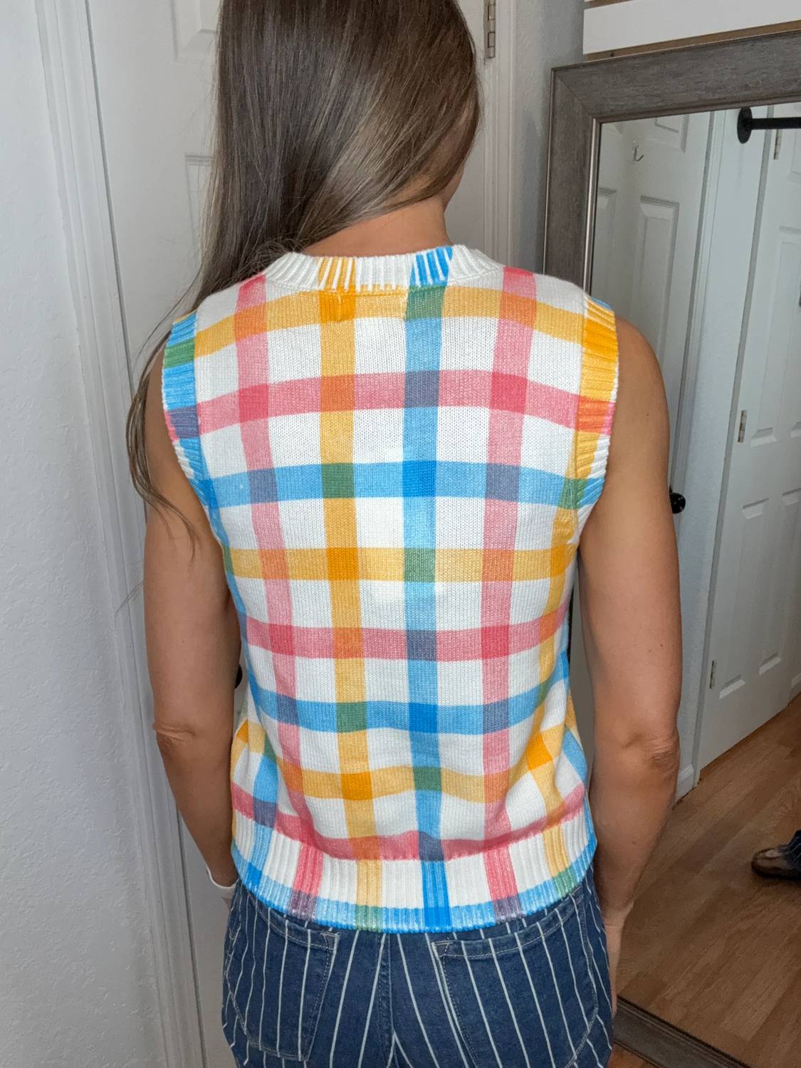 Anniewear - Judith Plaid Sleeveless Top