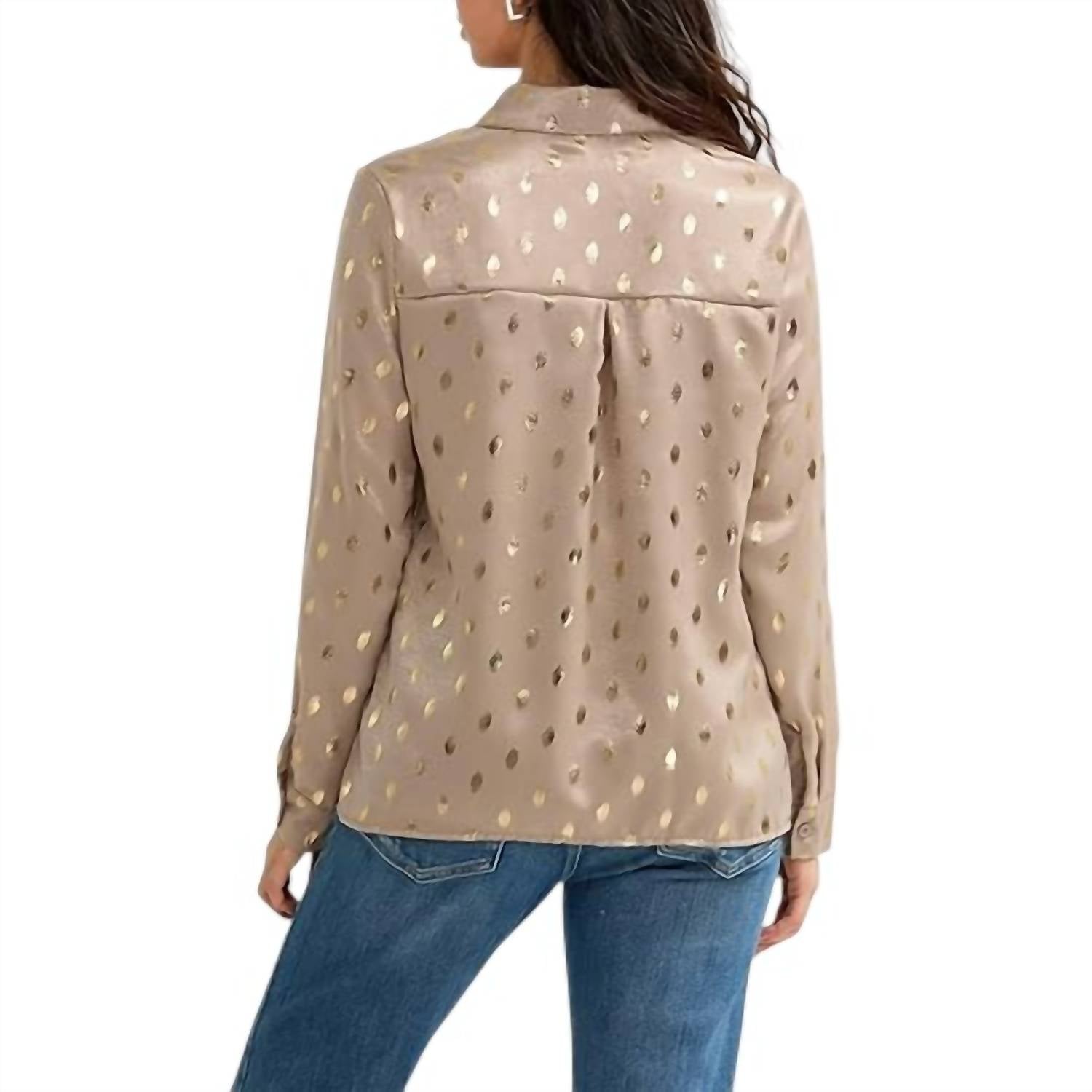 Mazik - Having a Ball Foiled Blouse
