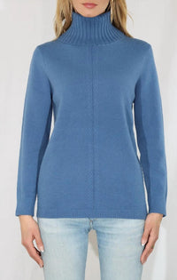 Metric Knits - Turtleneck Tunic Top