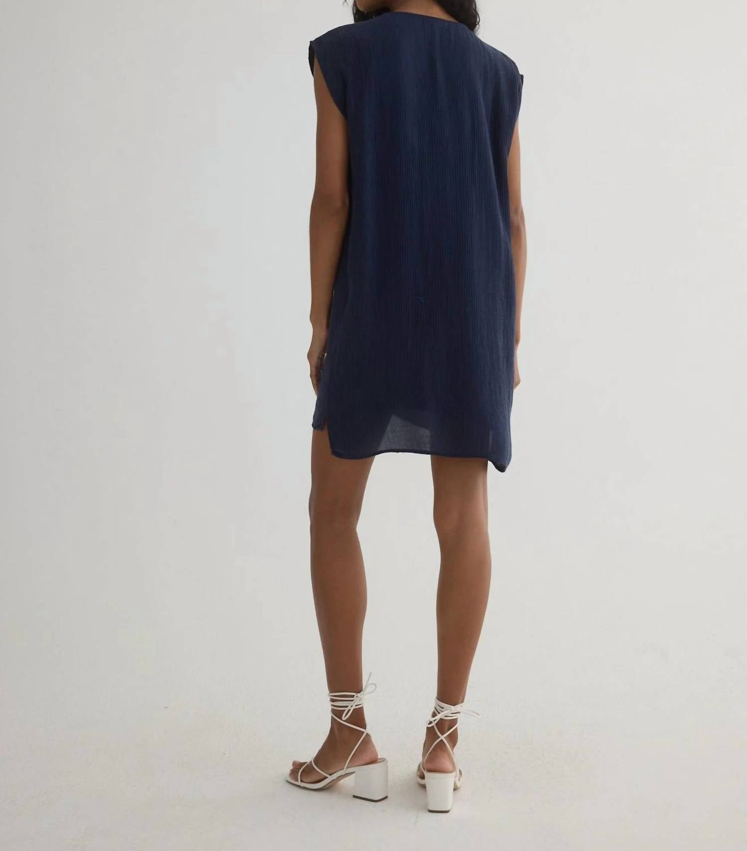 Bella Dahl - Tie Front V-neck Mini Dress
