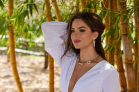Adriana Pappas - Women's Enamel Links Necklace