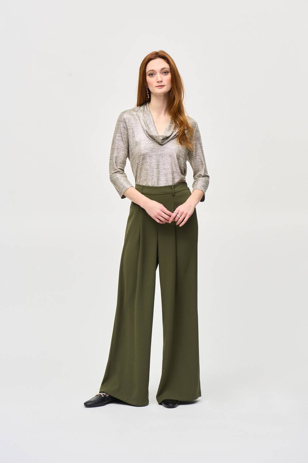 Joseph Ribkoff - CASUAL COWL NECK TOP