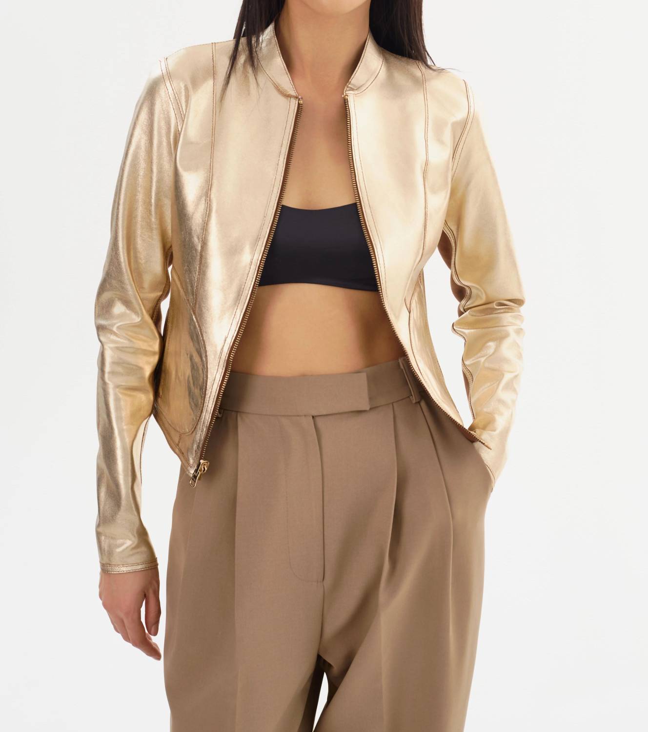 Lamarque - Chapin Reversible Leather Bomber Jacket