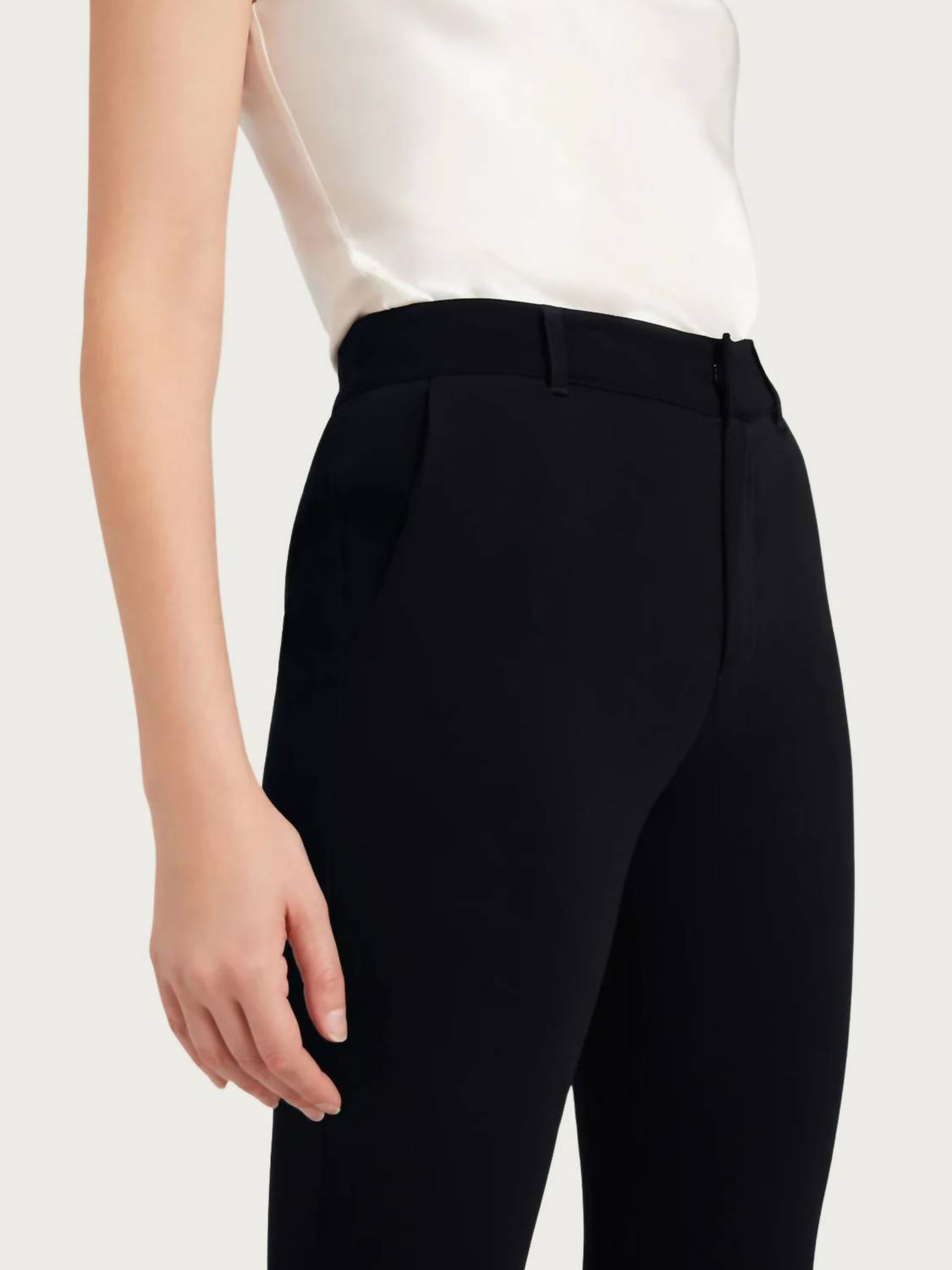cinq a sept Kerry Straight Leg Pant in black - women's pants - view 4