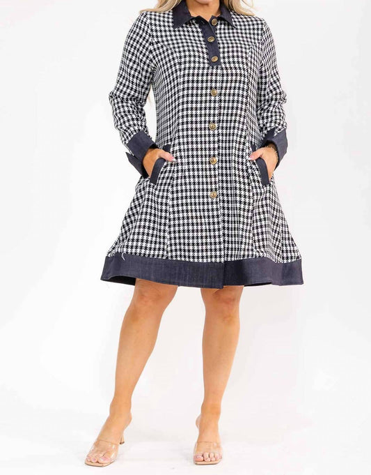 Karen T Design - Plaid Coat Dress