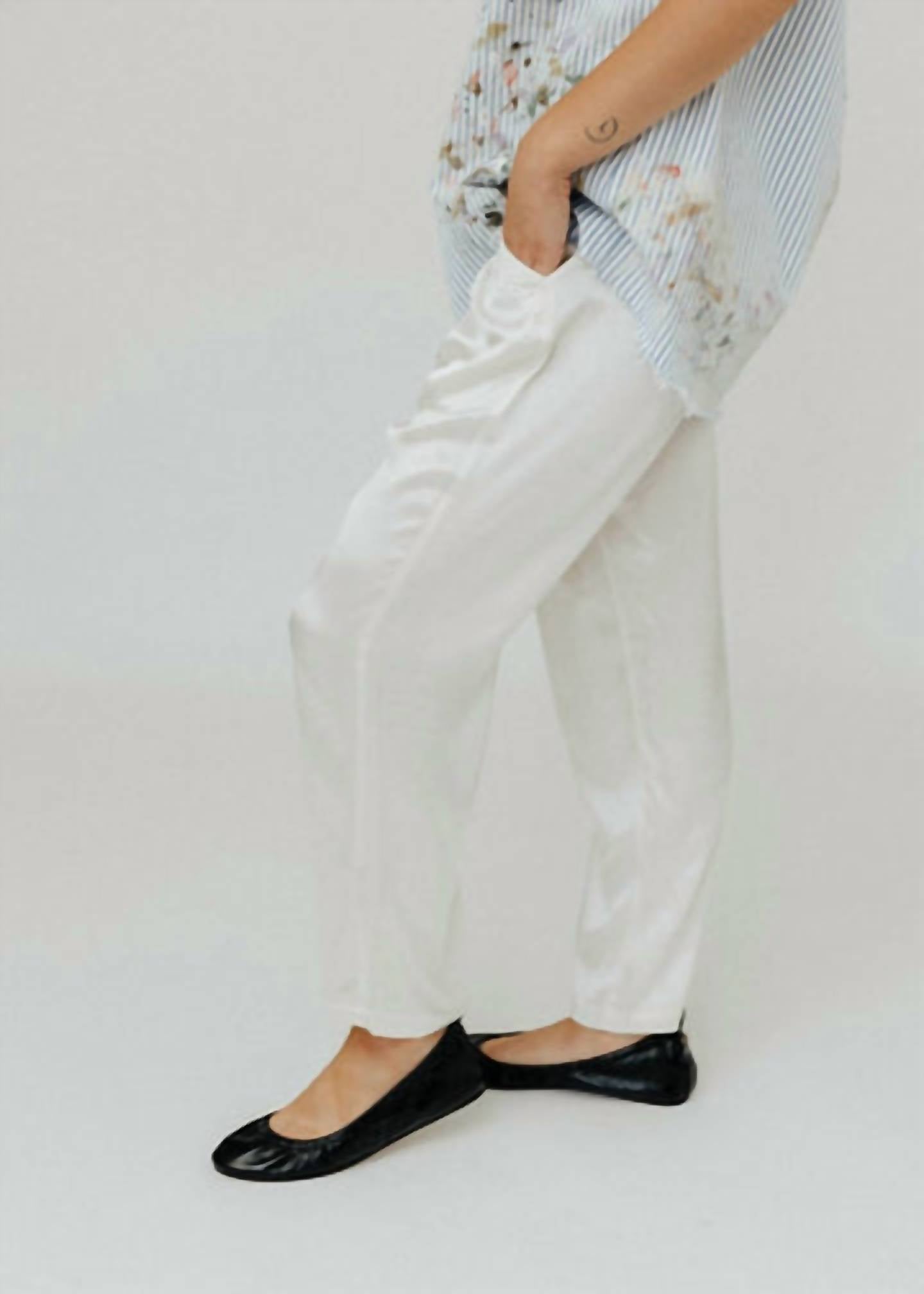 Raquel Allegra - Trapunto Pant