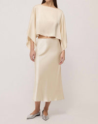 Ottod'Ame - Maxi Satin Skirt