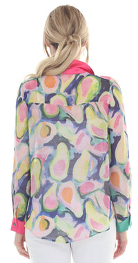 Terra - Avocado Blouse Top
