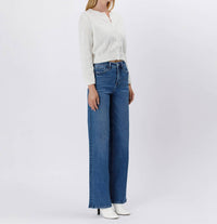 Lovervet - Elle Tummy Control 90's High Rise Wide Leg Jeans