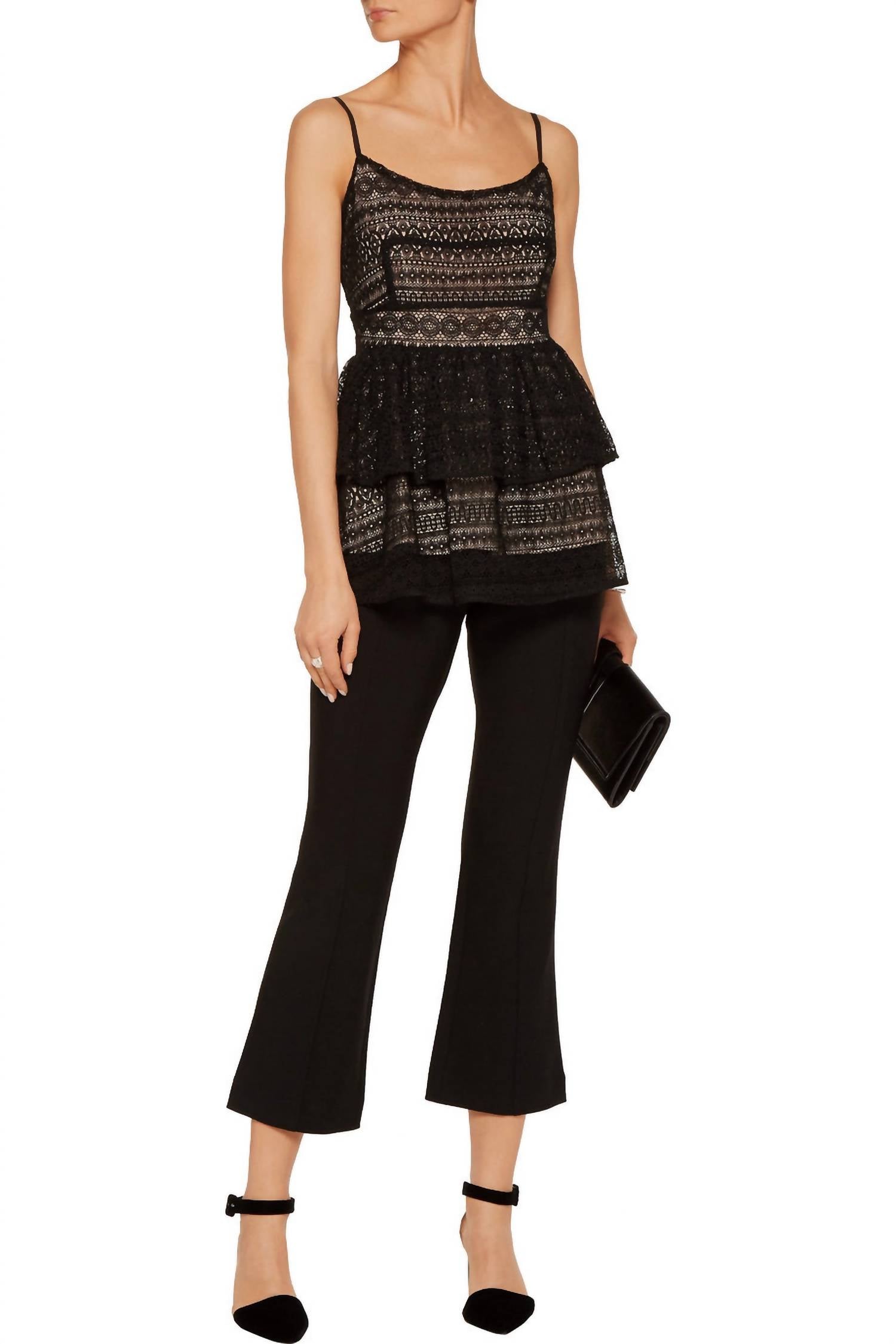 Marissa Webb - Women's Belinda Peplum Lace Top